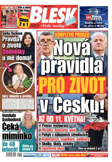 BLESK - 2.5.2020 - CZECH NEWS CENTER a. s.