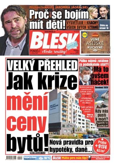 BLESK - 4.5.2020 - CZECH NEWS CENTER a. s.