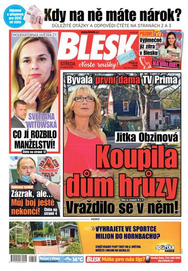 BLESK - 6.5.2020 - CZECH NEWS CENTER a. s.