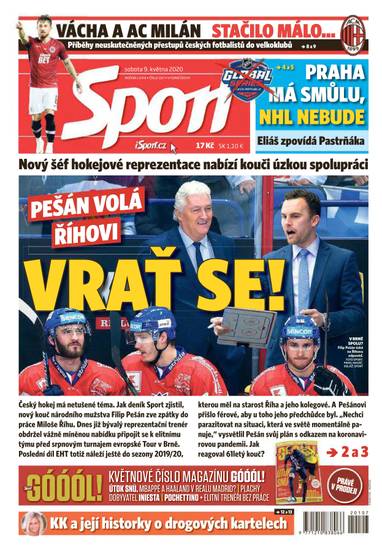 Sport - 9.5.2020 - CZECH NEWS CENTER a. s.