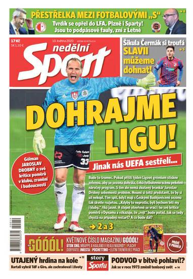 nedělní Sport - 19/2020 - CZECH NEWS CENTER a. s.