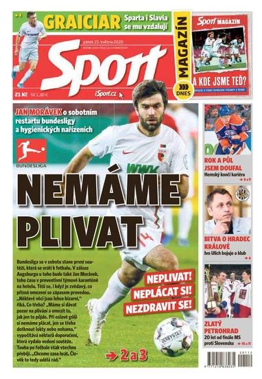 Sport - 15.5.2020 - CZECH NEWS CENTER a. s.