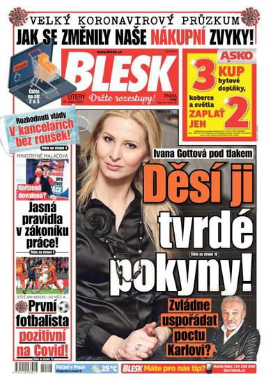 BLESK - 19.5.2020 - CZECH NEWS CENTER a. s.