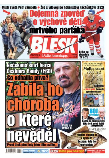 BLESK - 21.5.2020 - CZECH NEWS CENTER a. s.