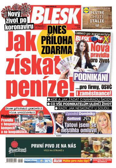 BLESK - 25.5.2020 - CZECH NEWS CENTER a. s.