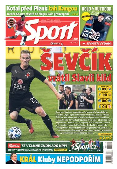 Sport - 27.5.2020 - CZECH NEWS CENTER a. s.