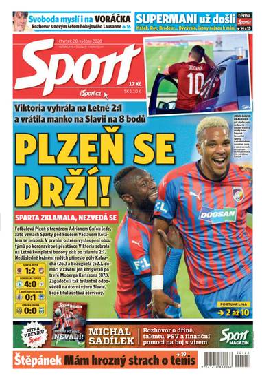 Sport - 28.5.2020 - CZECH NEWS CENTER a. s.