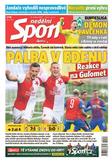 nedělní Sport - 22/2020 - CZECH NEWS CENTER a. s.