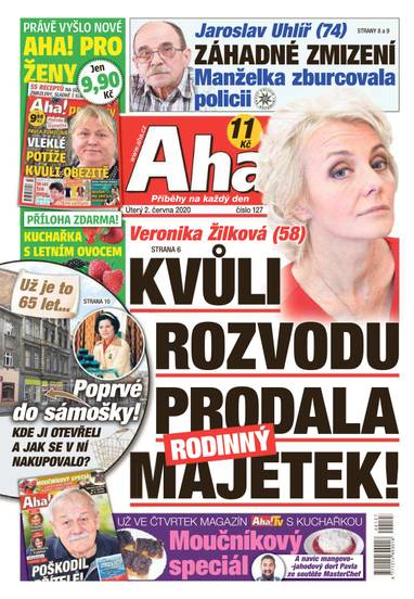 Aha! - 2.6.2020 - CZECH NEWS CENTER a. s.