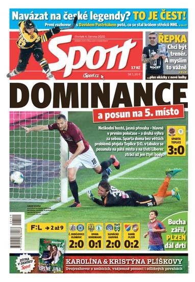 Sport - 4.6.2020 - CZECH NEWS CENTER a. s.