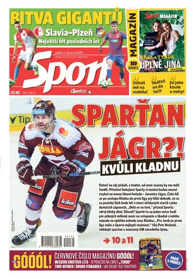 Sport - 5.6.2020 - CZECH NEWS CENTER a. s.