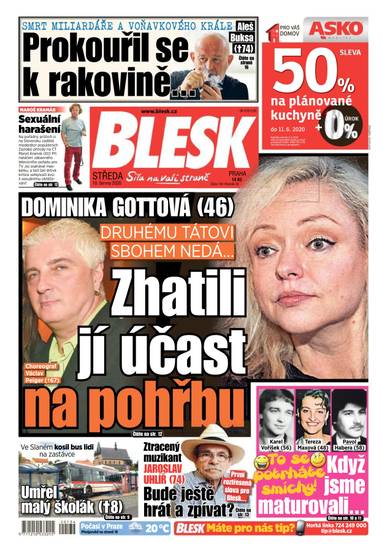 BLESK - 10.6.2020 - CZECH NEWS CENTER a. s.