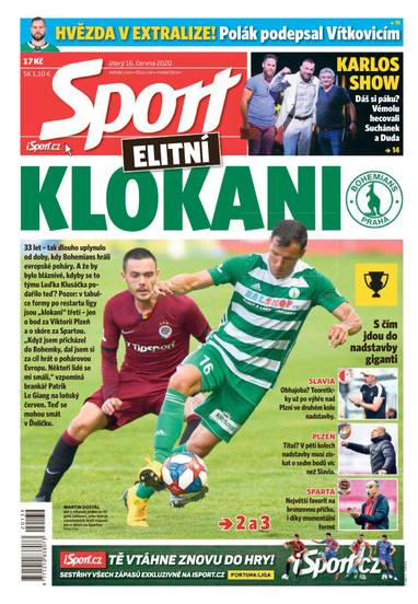 Sport - 16.6.2020 - CZECH NEWS CENTER a. s.