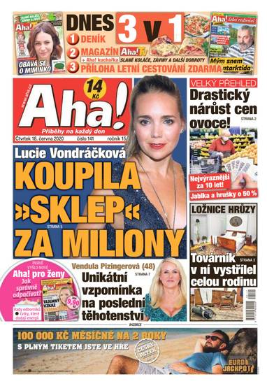 Aha! - 18.6.2020 - CZECH NEWS CENTER a. s.