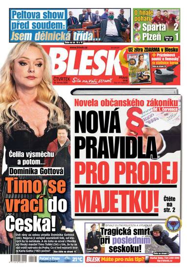 BLESK - 18.6.2020 - CZECH NEWS CENTER a. s.