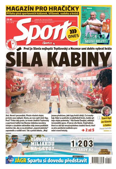 Sport - 26.6.2020 - CZECH NEWS CENTER a. s.