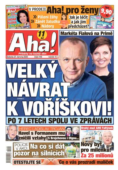Aha! - 27.6.2020 - CZECH NEWS CENTER a. s.