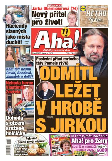 Aha! - 29.6.2020 - CZECH NEWS CENTER a. s.