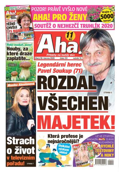 Aha! - 30.6.2020 - CZECH NEWS CENTER a. s.