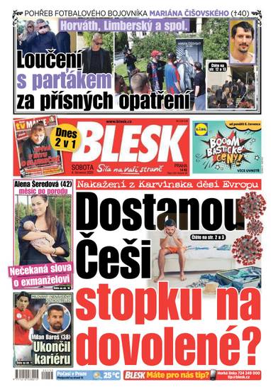 BLESK - 4.7.2020 - CZECH NEWS CENTER a. s.