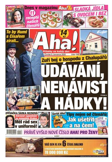 Aha! - 9.7.2020 - CZECH NEWS CENTER a. s.