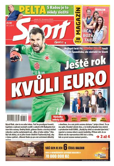 Sport - 10.7.2020 - CZECH NEWS CENTER a. s.