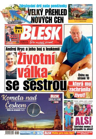 BLESK - 11.7.2020 - CZECH NEWS CENTER a. s.