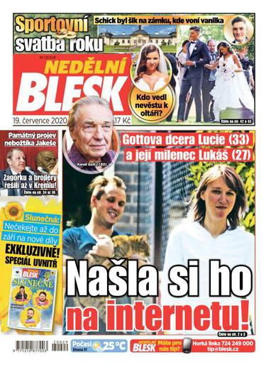 NEDĚLNÍ BLESK - 29/2020 - CZECH NEWS CENTER a. s.