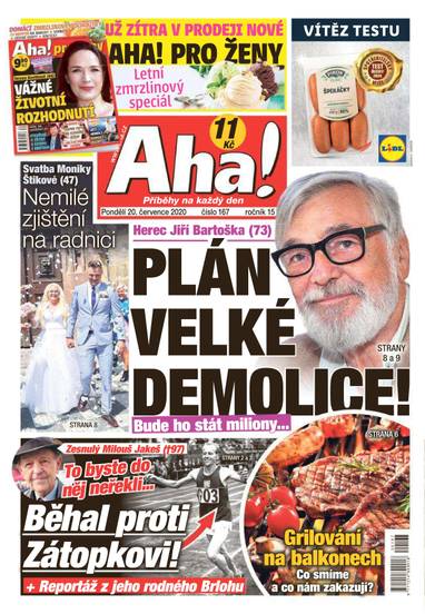 Aha! - 20.7.2020 - CZECH NEWS CENTER a. s.