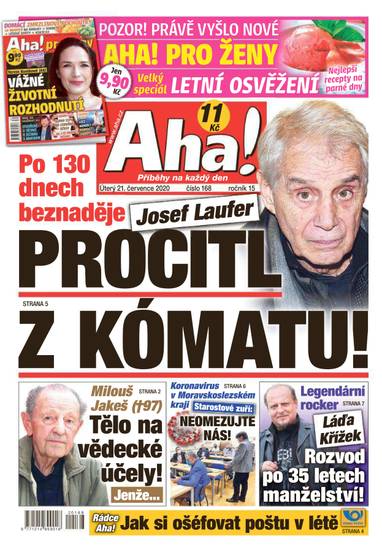 Aha! - 21.7.2020 - CZECH NEWS CENTER a. s.