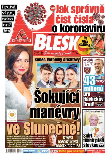 BLESK - 23.7.2020 - CZECH NEWS CENTER a. s.