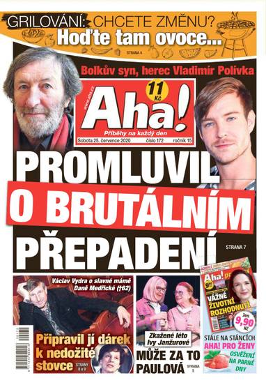 Aha! - 25.7.2020 - CZECH NEWS CENTER a. s.