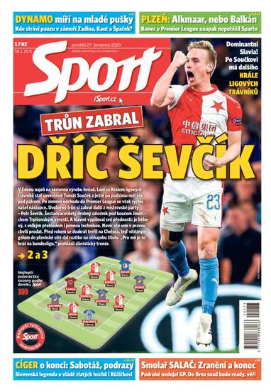 Sport - 27.7.2020 - CZECH NEWS CENTER a. s.