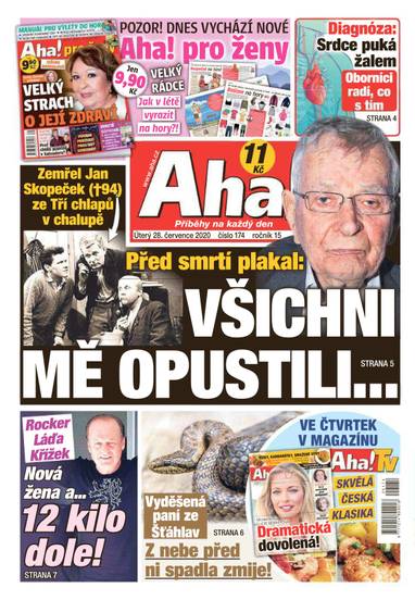 Aha! - 28.7.2020 - CZECH NEWS CENTER a. s.