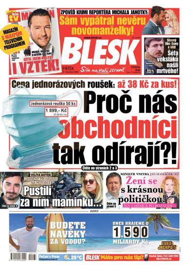 BLESK - 31.7.2020 - CZECH NEWS CENTER a. s.