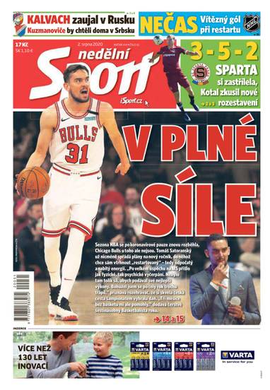 nedělní Sport - 31/2020 - CZECH NEWS CENTER a. s.