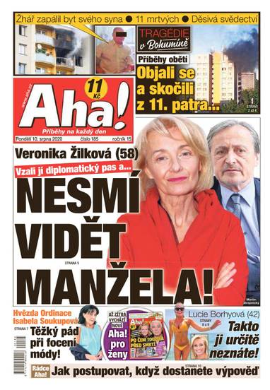 Aha! - 10.8.2020 - CZECH NEWS CENTER a. s.
