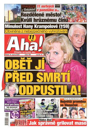Aha! - 14.8.2020 - CZECH NEWS CENTER a. s.