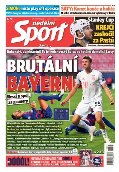 nedělní Sport - 33/2020 - CZECH NEWS CENTER a. s.
