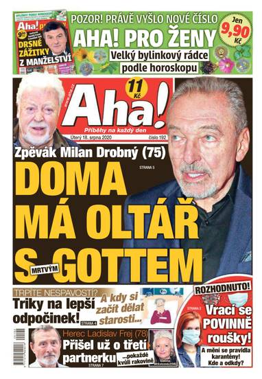 Aha! - 18.8.2020 - CZECH NEWS CENTER a. s.