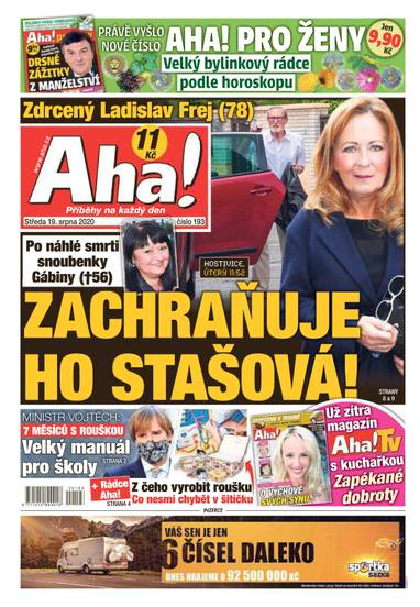 Aha! - 19.8.2020 - CZECH NEWS CENTER a. s.