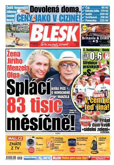 BLESK - 24.8.2020 - CZECH NEWS CENTER a. s.
