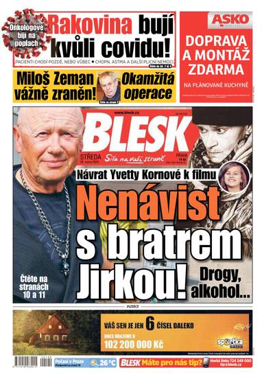 BLESK - 26.8.2020 - CZECH NEWS CENTER a. s.