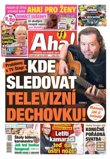 Aha! - 31.8.2020 - CZECH NEWS CENTER a. s.