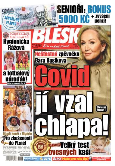 BLESK - 3.9.2020 - CZECH NEWS CENTER a. s.