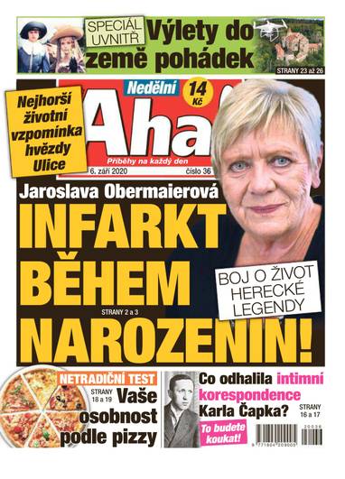 Nedělní Aha! - 36/2020 - CZECH NEWS CENTER a. s.