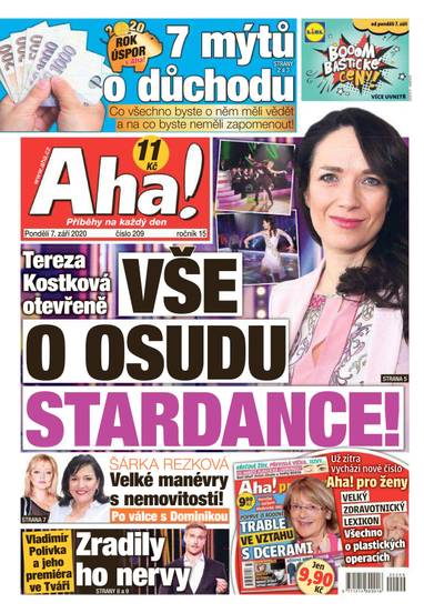 Aha! - 7.9.2020 - CZECH NEWS CENTER a. s.