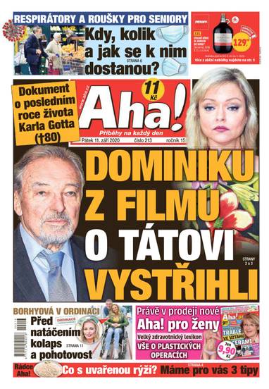 Aha! - 11.9.2020 - CZECH NEWS CENTER a. s.