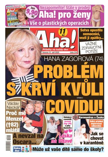 Aha! - 12.9.2020 - CZECH NEWS CENTER a. s.