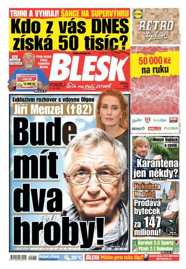 BLESK - 14.9.2020 - CZECH NEWS CENTER a. s.